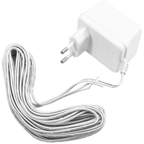 Adaptateur transformateur 24 V pour sonnettes vidéo, prises UE illustrées