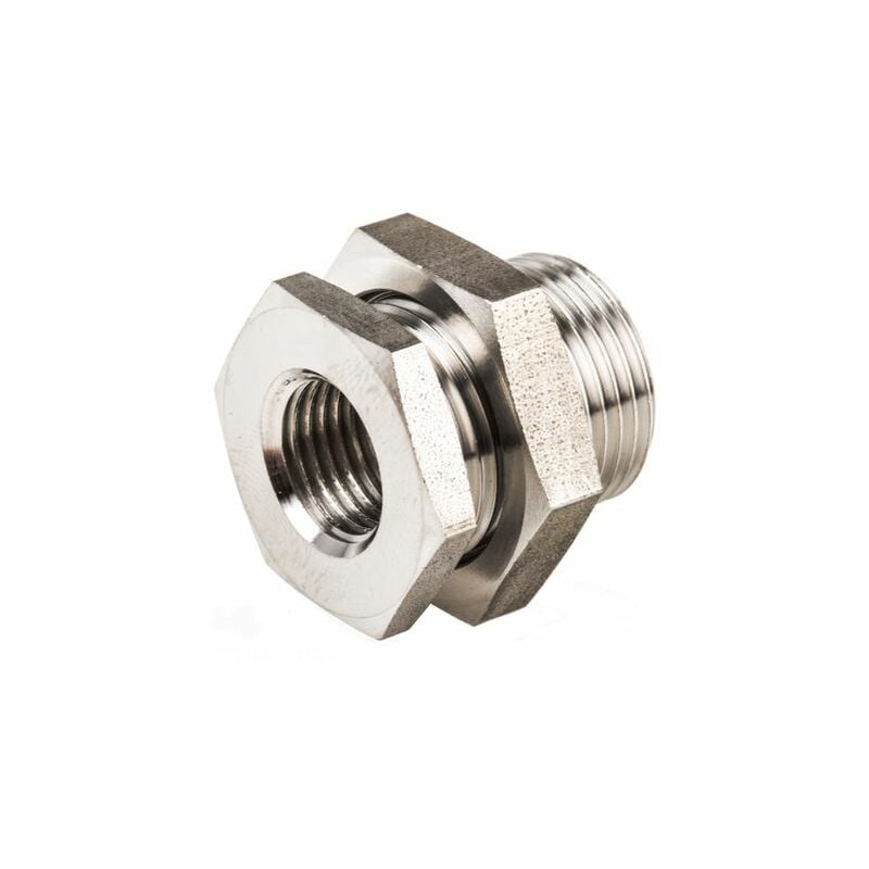 Adaptateur traversée de cloison Droit Legris g Femelle 1/4pouce ( Prix pour 1 )