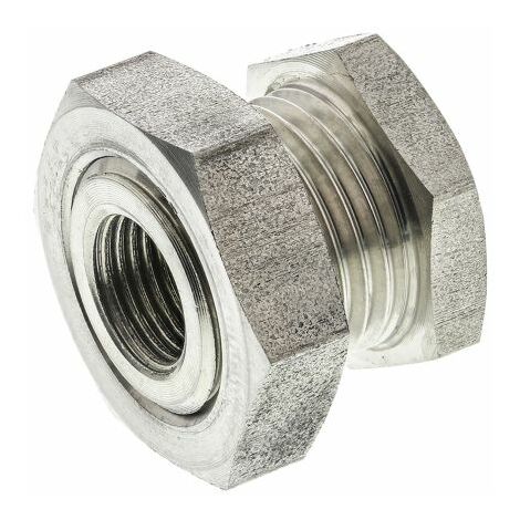 Adaptateur traversée de cloison Droit Legris G Femelle 1/8pouce ( Prix pour 1 )