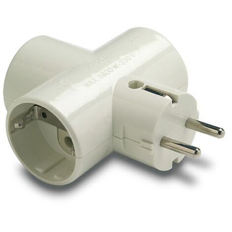 ADAPTATEUR TRIPLE TT CÉRAMIQUE 16A