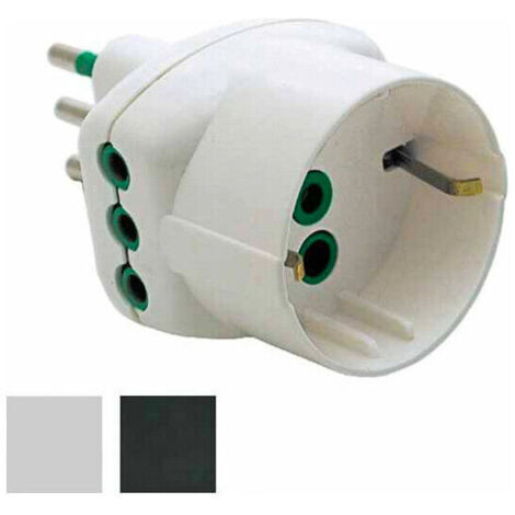 Adaptateur Triplex 10A+T Noir 82211 Fme