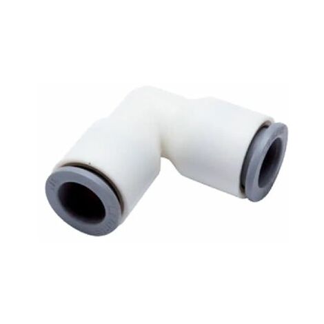 Adaptateur tube à tube coudé Legris 6302 vers Enfichable 6 mm Enfichable 4 mm 1 x 4 mm Push-in, entrée 1 x ( Prix pour Boîte de 10 )
