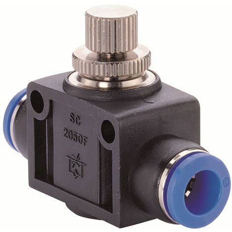 Adaptateur tube à tube droit RS PRO NSF 1 x 8 mm Push-in, entrée 1 x ( Prix pour 1 )