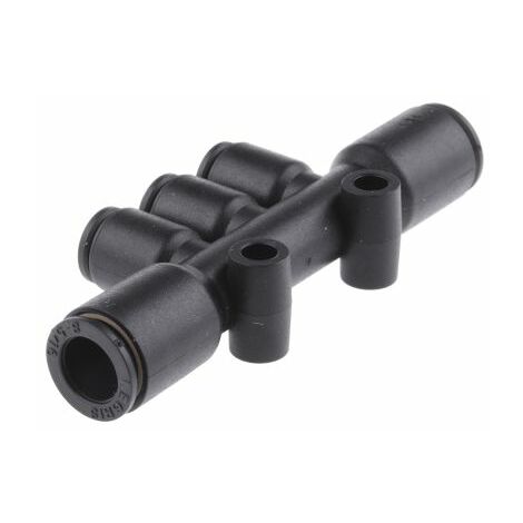 Adaptateur tube à tube en T Legris LF3000 vers Enfichable 6 mm Enfichable, 8 mm ( Prix pour 1 )