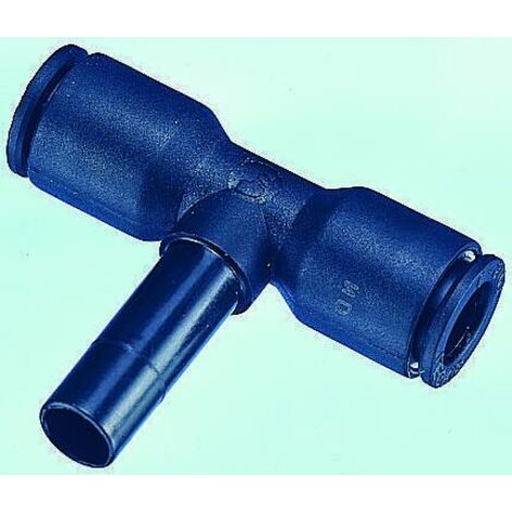 Adaptateur tube à tube en T Legris LF3000 vers Enfichable, 8 mm Enfichable, 8 mm ( Prix pour Paquet de 5 )
