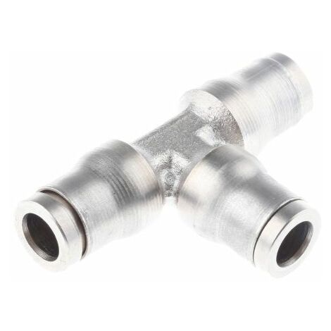 Adaptateur tube à tube en T Legris LF3600 vers Enfichable 6 mm Enfichable 6 mm ( Prix pour Paquet de 2 )