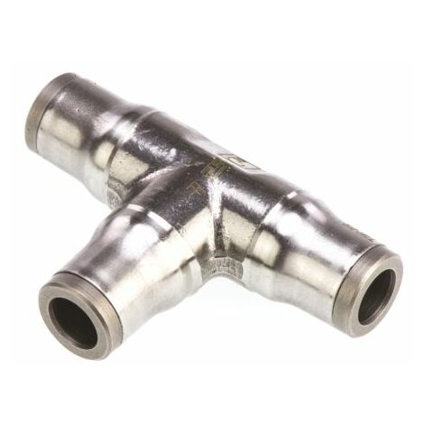 Adaptateur tube à tube en T Legris LF3800 vers Enfichable 6 mm Enfichable 6 mm ( Prix pour 1 )