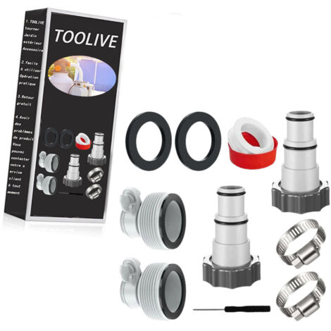 Adaptateur Tuyau Piscine 32 38,Adaptateur Tuyau Pompe Piscine,Adaptateur Piscine 38mm,Raccord Tuyau Piscine Intex,Adaptateur Piscine Intex 32 38,Raccord Pompe Intex,Intex Adaptateur