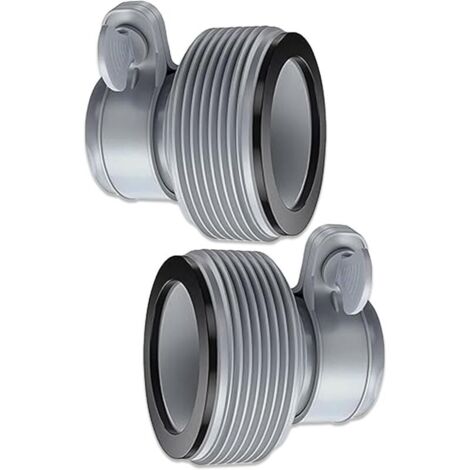 Adaptateur Tuyau Piscine B, 4 Pièces Adaptateur de Tuyau de Piscine pour piscines, Raccord Pompe Piscine, Adaptateur de Conversion de Tuyau B pour Raccords 1,5" (B)