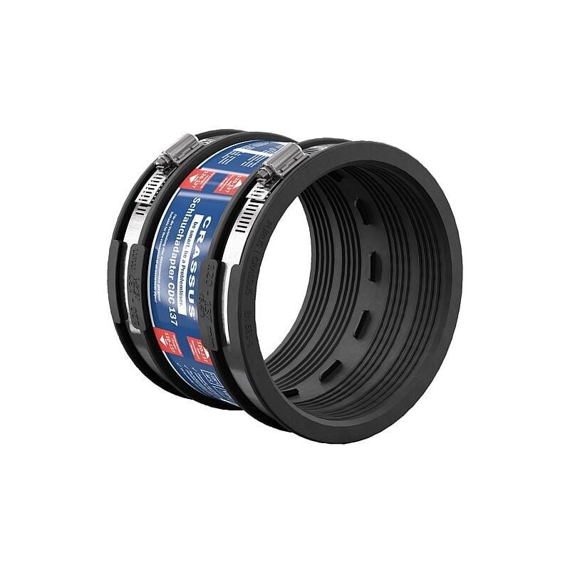 Crassus - Adaptateur tuyau Type 1 cdc 137 plage de serrage 120-137mm epdm, pn 0,6 bars