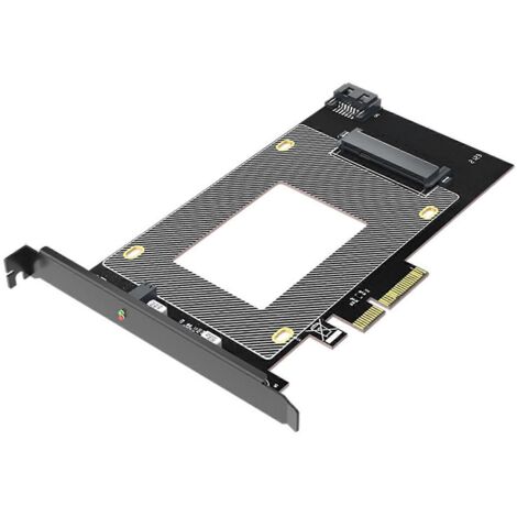 Adaptateur U.2 vers PCIe mis à jour, carte d'extension PCI pour convertisseur Express x4 vers U.2 SATA U2 SSD