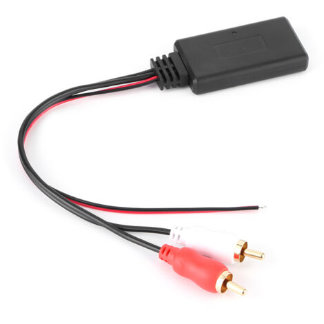Adaptateur universel Bluetooth sans fil, prise audio AUX 2 RCA, connecteur pour autoradio