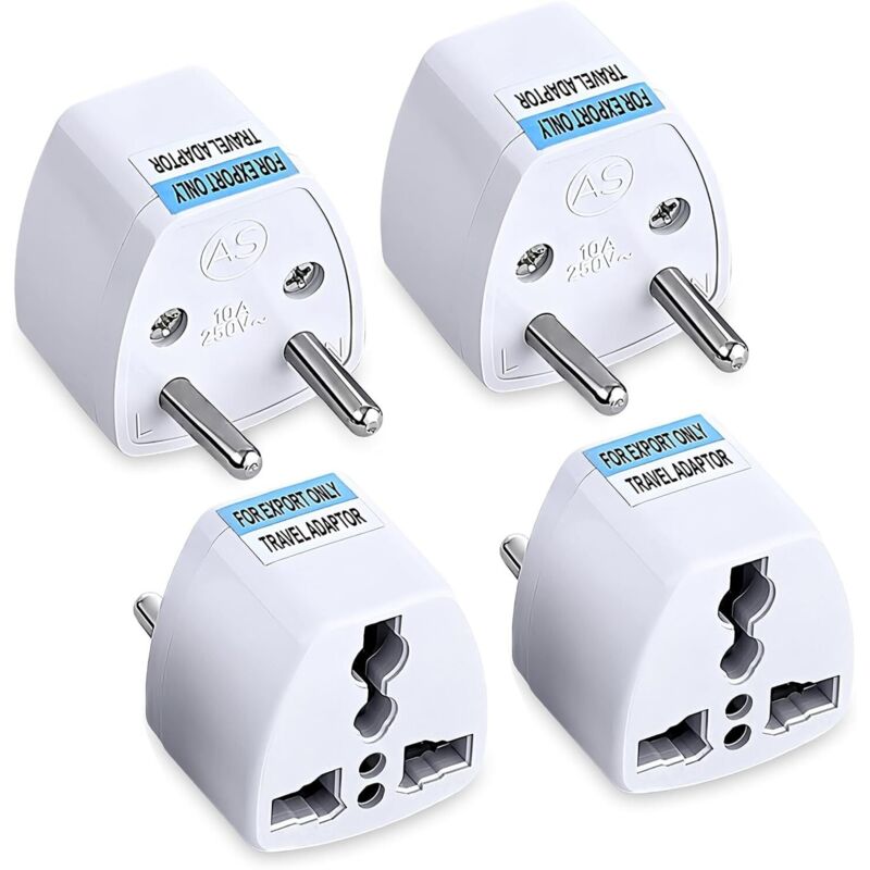 Adaptateur Universel de Voyage avec 4 Ports USB, Prise Multiple Internationale