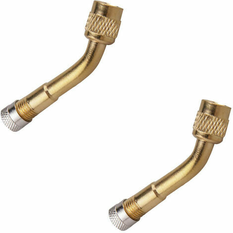 Adaptateur Universel En Laiton À Angle Droit Pour Pneu, Voiture, Moto, Vélo, Or 135