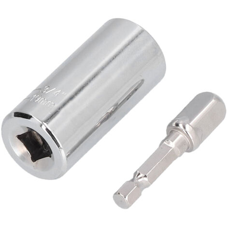 Adaptateur Universel pour Perceuse - Douilles Multifonctions 1/4-3/4 Pouce avec Embout Hexagonal 1/4 Pouce