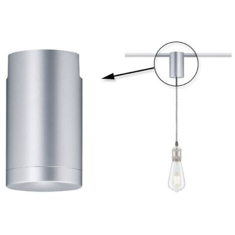 Adaptateur universel pour suspension URail Paulmann - 230V - Chrome - Chrome