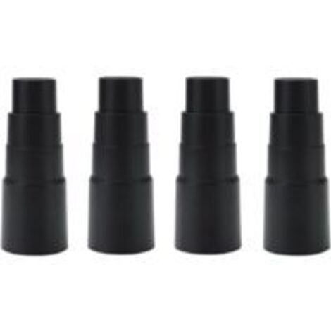 Adaptateur universel Sollbry en 4 pièces pour tuyau d'aspiration, adaptateur pour aspirateur, adaptateur pour tuyau d'extraction de poussière, compatible avec ponceuse, perceuse, scie sauteuse, perceu
