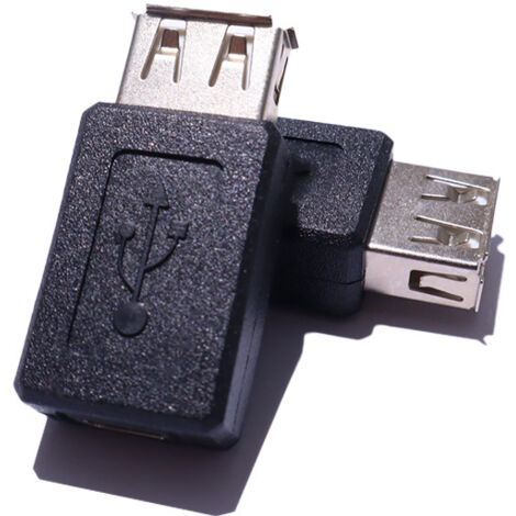 Adaptateur USB 2.0 AF vers mini 5P femelle vers A femelle vers mini femelle en T V3 pour mini USB