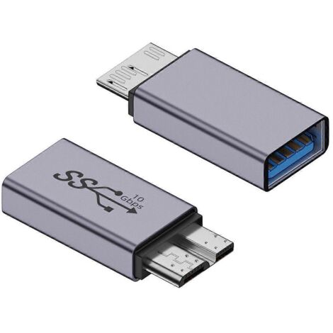 Adaptateur USB 3.0 Type C mâle/femelle vers micro-USB B pour disque dur et téléphone - USB femelle