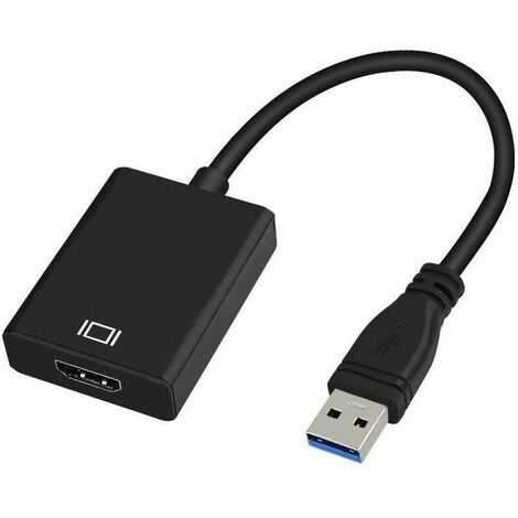 BASESAILOR Adaptateur Câble HDMI Mâle vers USB-C Femelle avec Cordon Type  C,Convertisseur d'entrée USB Type C 3.1 Sortie HDMI,4K 60Hz USB C