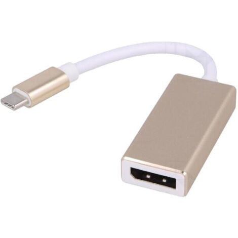 Adaptateur USB 3.1 DisplayPort femelle vers USB C prise 15cm