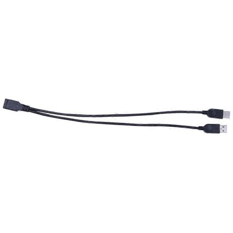 Adaptateur USB A femelle vers double mâle, câble de charge de type A, répartiteur double