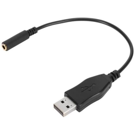 Adaptateur USB A vers Jack 3.5mm - Son Numérique pour PC PS5 - Plug and Play