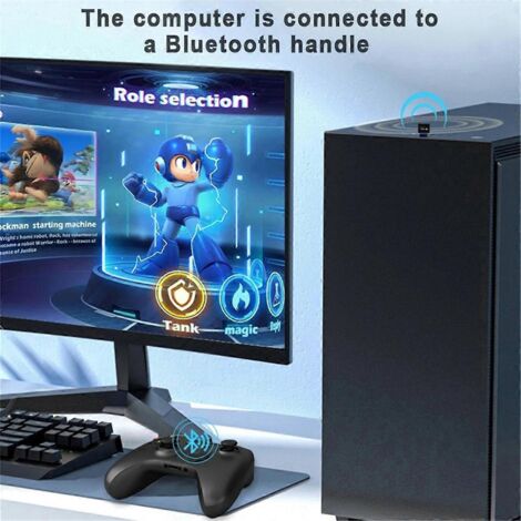 Adaptateur USB Bluetooth 5.4 pour souris et haut-parleur sans fil PC ---
