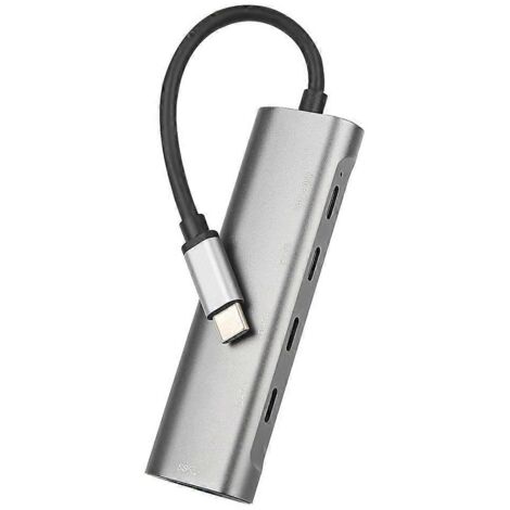 Adaptateur USB-C 3.0 Multiport 60W PD - Hub de Ports pour PC Portable