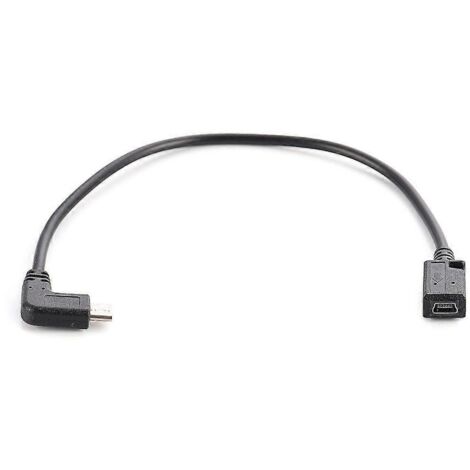 Adaptateur USB C Mâle vers Mini USB Femelle pour Ordinateur Portable