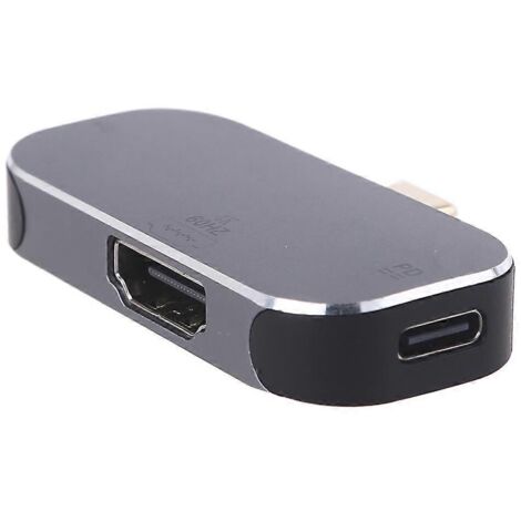 Adaptateur USB-C/Type-C 4K 60 Hz pour téléphone portable compatible HDMI