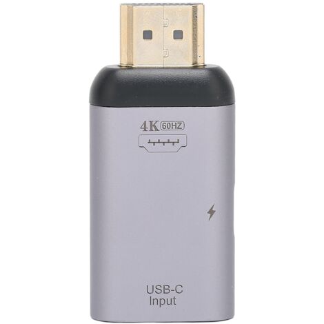 Adaptateur USB-C vers HDMI 4K 100W PD Doré - Station d'Accueil Portable Femelle vers Mâle