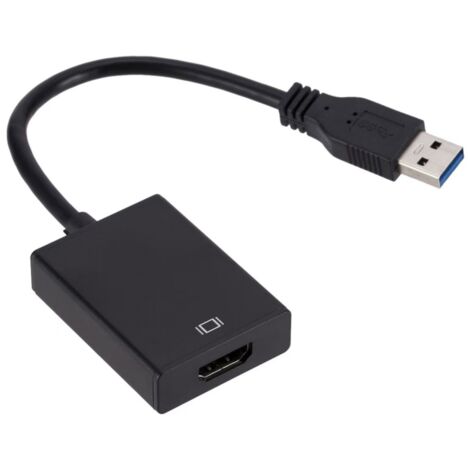 Adaptateur USB-C vers HDMI pour PC portable, câble USB 3.0 vers HDMI pour moniteur et télévision, convertisseur vidéo universel