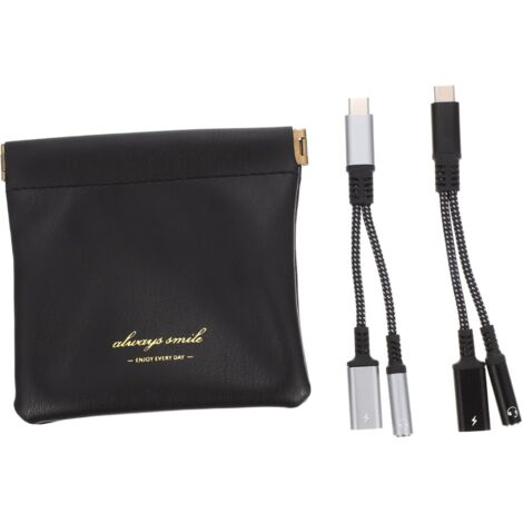 Adaptateur USB c vers Jack avec Chargeur Prise Écouteurs Type - c