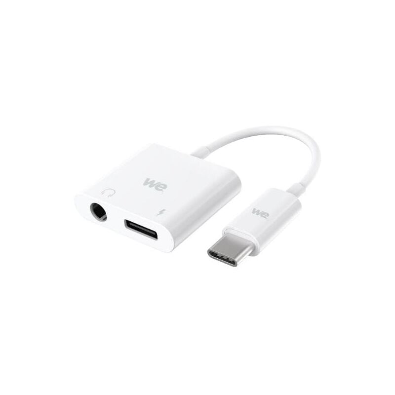 Adaptateur usb c vers usb c et Jack femelle 3,5mm, adaptateur 2 en 1 charge e