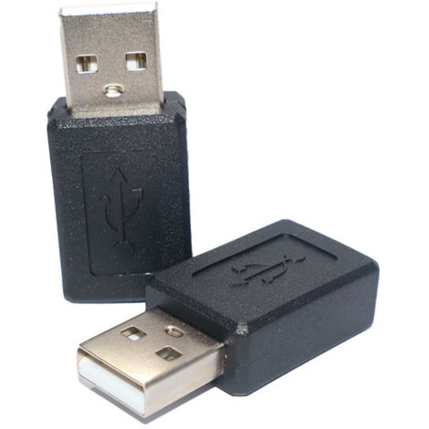 Adaptateur USB mâle vers mini-USB femelle en gros, convertisseur de charge et de données mini-USB femelle vers USB mâle