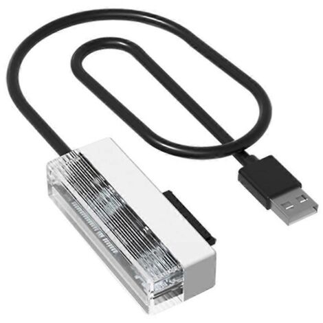 Adaptateur USB mini-SATS 7P+6P SATA vers USB 2.0, câble adaptateur fin