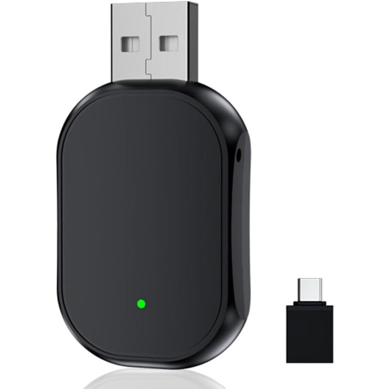 Adaptateur USB Type C 2 en 1 sans fil Carplay Android Auto Adaptateur de voiture sans fil Convertissez Android Auto filaire en sans fil