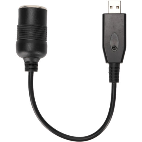 Adaptateur USB vers Allume-Cigare 12V, Port USBC pour Prise Allume-Cigare Femelle, Chargeur Voiture pour Équipements Électroniques Automobiles
