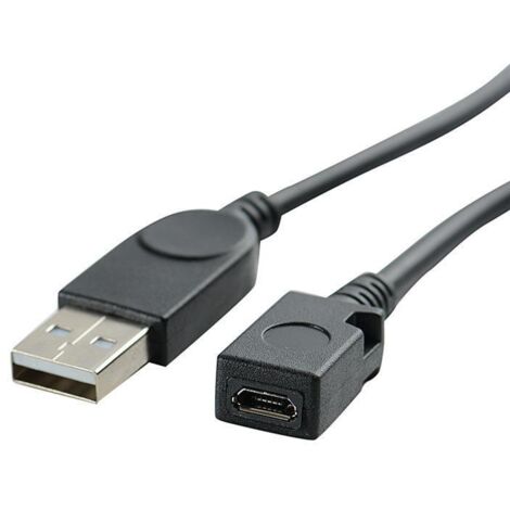 Adaptateur USB vers MicroUSB femelle, câble de chargement de données pour téléphone Android, câble de conversion de données.