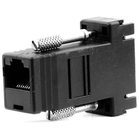 Adaptateur VGA mâle vers câble Ethernet RJ45 Cat5/Cat5e/6