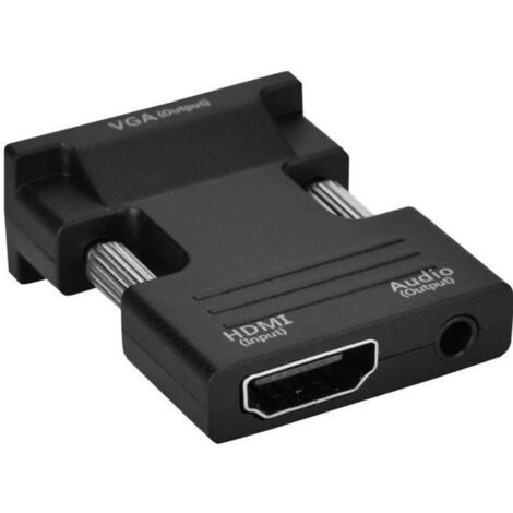 Adaptateur VGA vers HDMI Convertisseur 1080P Portable - Xuyan - Prise en charge audio - Ultra-petite
