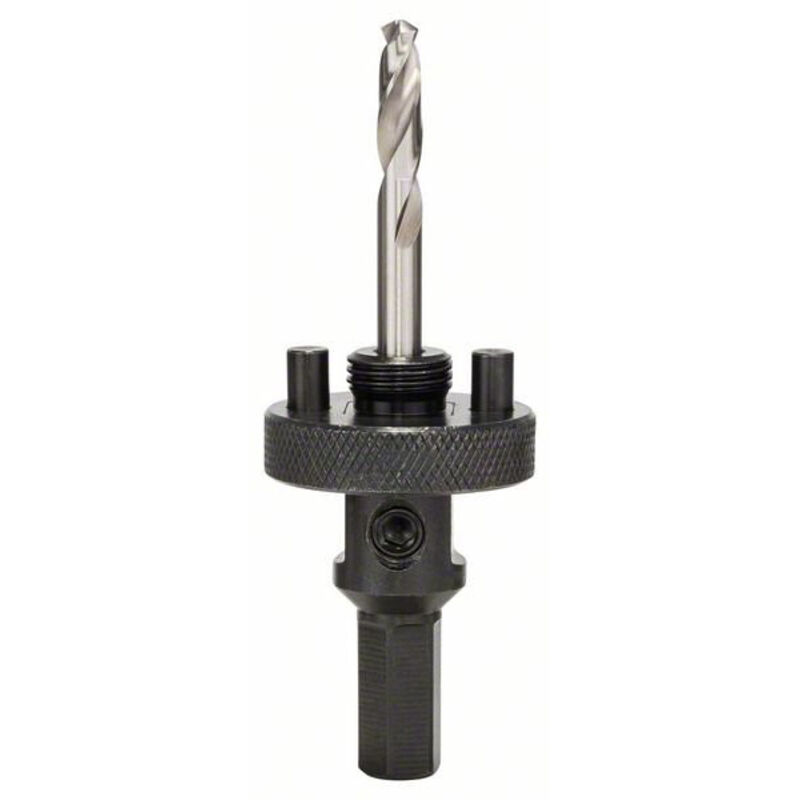 Bosch - Adaptateur Vissée 6 pans pour trépans Ø32-210mm + foret de centrage hss-g - 2609390034