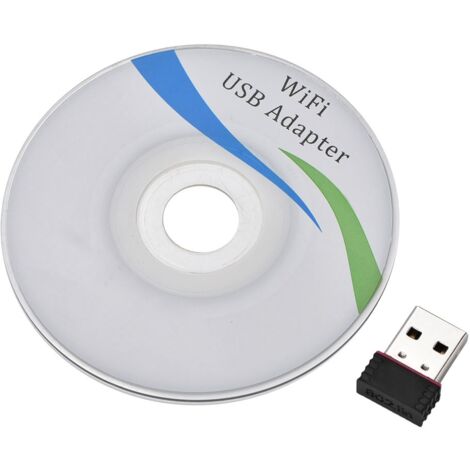 Adaptateur WiFi USB 2.0 Mini 600Mbps 2.4GHz pour PC et Mac - Clé Réseau Sans Fil