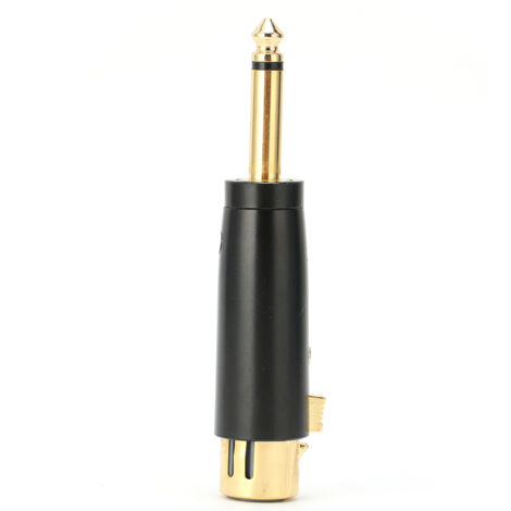 Adaptateur XLR Femelle vers Jack 6.35mm Mono Mâle pour Micro Guitare Interface Audio