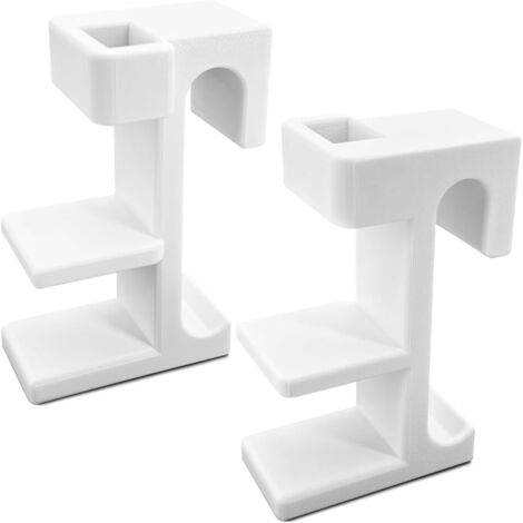 Adaptateurs Babyset pour Stokke Tripp Trapp - Lot de 2 Adaptateurs Compatible avec Stokke Tripp Trapp Chaises Hautes Ancien Modèle avant 2003 avec Traverse 68mm pour une utilisation avec tray et table