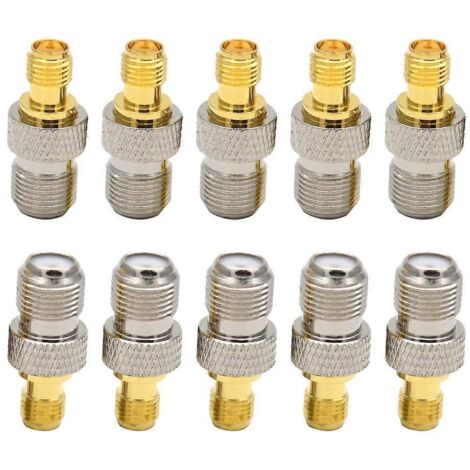 Adaptateurs coaxiaux fiables SMA vers F (femelle-femelle)