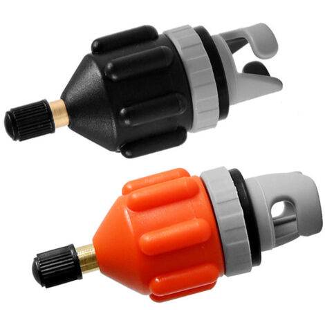 adaptateurs de pompe orange, adaptateur noir pour kayak, adaptateur pour pompe de bateau Ka