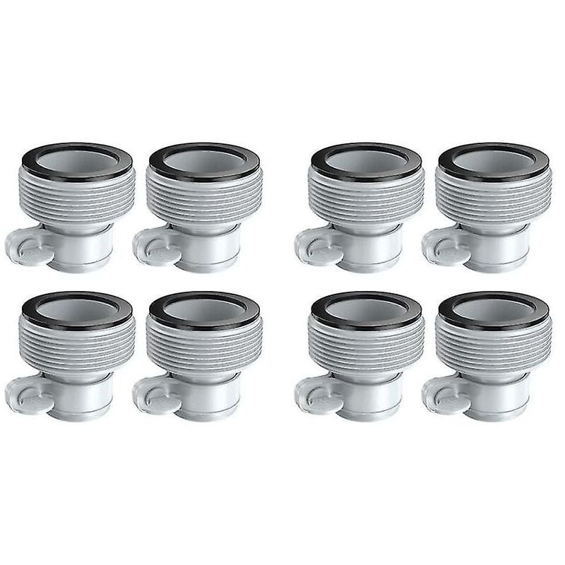 Fei Yu - Adaptateurs de tuyau de pompe à filtre 8 pièces Adaptateurs de conversion de tuyau Kit d'adaptateur de tuyau de 1,25 pouce à 1,5 pouce pour