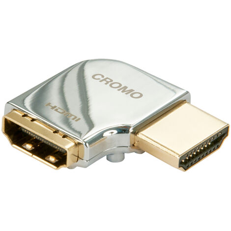 Adaptateurs LINDY CROMO HDMI Adapter 90degree Right Connector type AM to AF